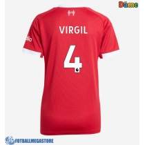 Fotballdrakt Dame Liverpool Virgil van Dijk #4 Hjemmedrakt 2025-26 Kortermet